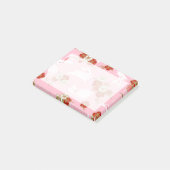 Japanse kunst: Roze Sakuras & Rabbits Post-it® Notes (Schuin)