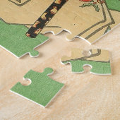 Japanse kunst - Samurai Holding A Katana Sword Legpuzzel (Zijkant)