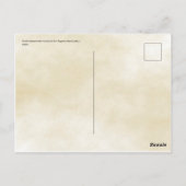  Japanse kunst Samurai met Sword Kuniyoshi Briefkaart (Achterkant)