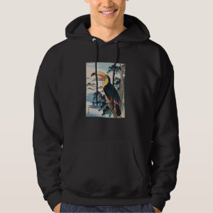 Japanse kunst Toucan Kyosai Vintage Hoodie