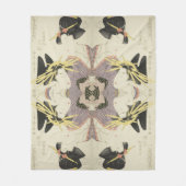  Japanse kunst Twee vrouw Fleece Deken (Voorkant)