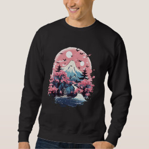 Japanse kunst Ukiyo-e Geisha Cherry Blossom Mount  Trui