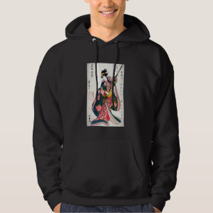 Japanse kunstdruk Geisha Ukiyo-e Aesthetic Hoodie