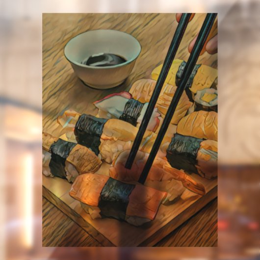 Japanse kunstminnaar raamsticker (Vel 2)