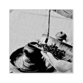 Japanse kunstminnaar 	rubberstempel (Afrduk)