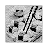 Japanse kunstminnaar 	rubberstempel (Afrduk)