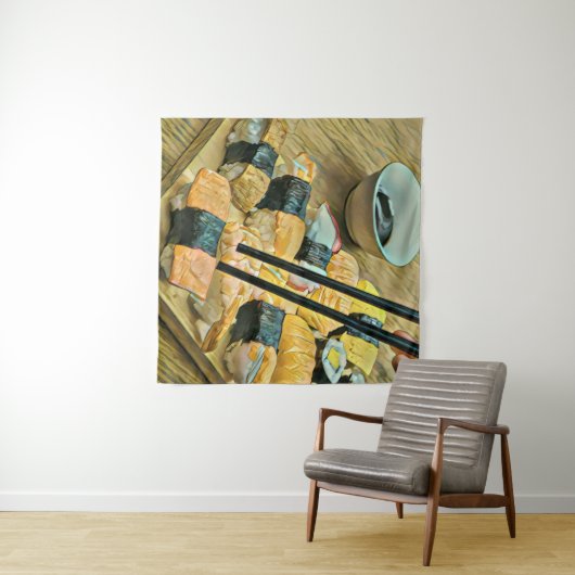 Japanse kunstminnaar wandkleed (In Situ (horizontaal))