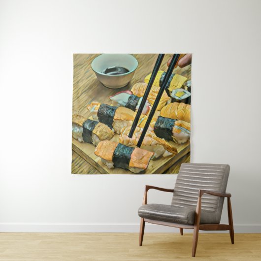 Japanse kunstminnaar wandkleed (In situ)