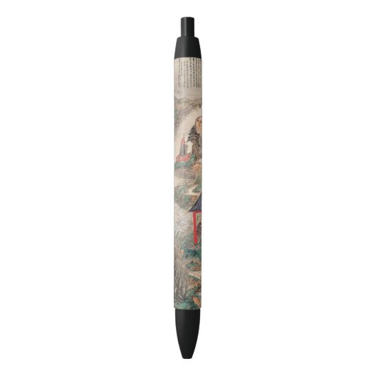 Japanse kunstpennen zwarte inkt pen (Voorkant Verticaal)