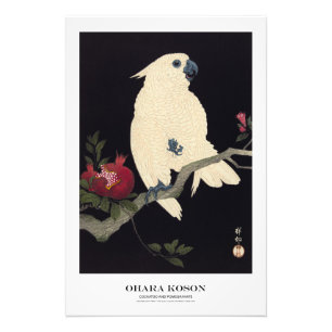 Japanse Kunstprint - Ohara Koson - Kaketoe Foto Afdruk