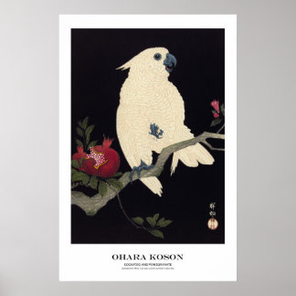 Japanse Kunstprint - Ohara Koson - Kaketoe Poster