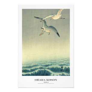 Japanse Kunstprint - Ohara Koson - Zeemeeuw Foto Afdruk