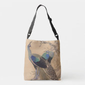 Japanse kunstzakken crossbody tas (Achterkant)