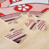 Japanse Lady Tea Serving Ceremony Art Print Legpuzzel (Zijkant)