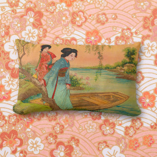 Japanse Lakeside Lumbar Pillow Kussen