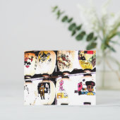 Japanse lampjes - briefkaart (Staand voorkant)