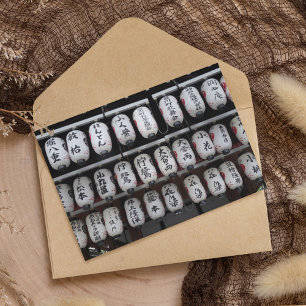 Japanse lampjes briefkaart