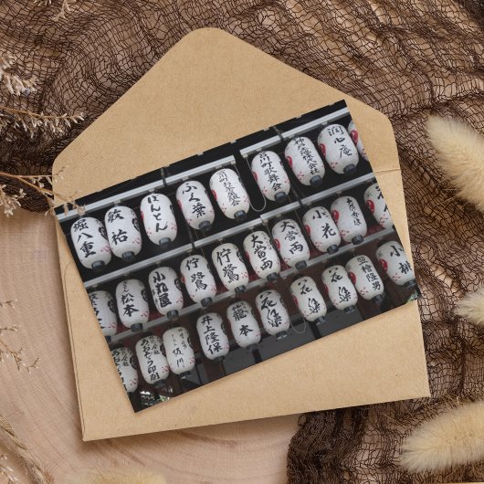 Japanse lampjes kaart