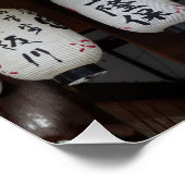 Japanse lampjes perfect poster (Hoek)