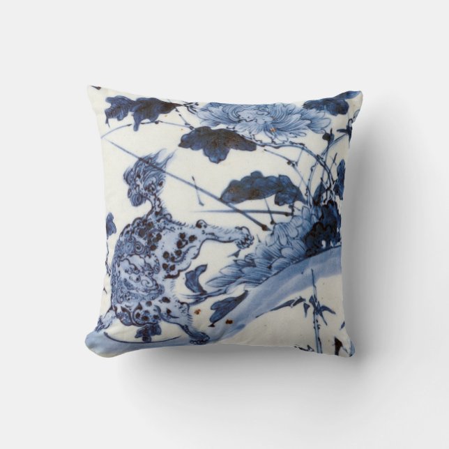  Japanse leeuw en pony Kussen (Voorkant)