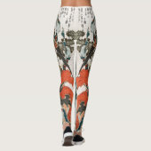 Japanse Leggings van Hokusai - Koel (Achterkant)