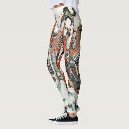 Japanse Leggings van Hokusai - Koel