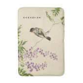 Japanse Lila Sparrow Bath Mat (Voorkant Verticaal)