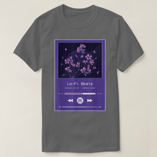 Japanse Lofi-esthetische Sakura Cherry Blossom Flo T-shirt (Design voorkant)
