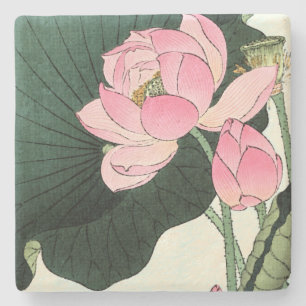 Japanse Lotus Flower Stenen Onderzetter
