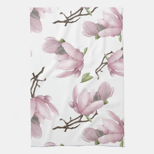 Japanse Magnolia Kitchen Towel Theedoek (Verticaal)