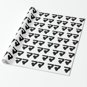 Japanse Mama ママ Nihongo-taal Cadeaupapier
