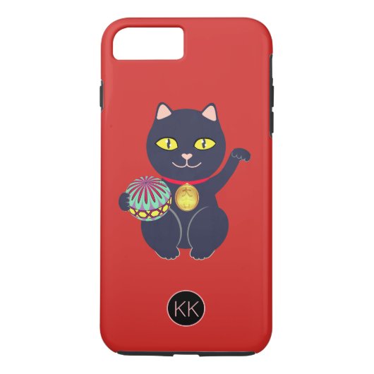 Japanse Maneki-neko Lucky Cat Case-Mate iPhone Case (Achterkant)