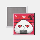 Japanse Manga Mascot Magneet (Voorkant / Achterkant)