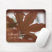 Japanse Maple Leaf bruiloft Muismat (Met muis)