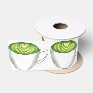 Japanse Matcha Green Tea Latte Teacup Foodie Lint