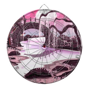 Japanse meditatie tuin dartbord