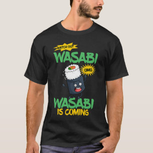 Japanse mierikswortel met pikante pasta-condities t-shirt