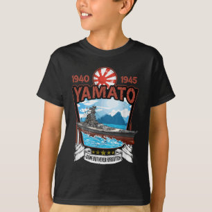Japanse militaire slagschip Yamato Tweede Wereldoo T-shirt