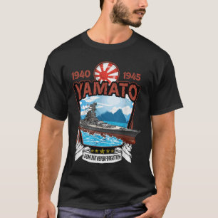 Japanse militaire slagschip Yamato Tweede Wereldoo T-shirt