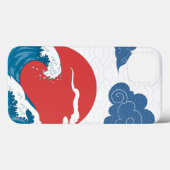 Japanse minimale kunst Case-Mate iPhone case (Achterkant (horizontaal))