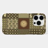 Japanse mix patroon patchwork noir Case-Mate iPhone case (Achterkant (horizontaal))