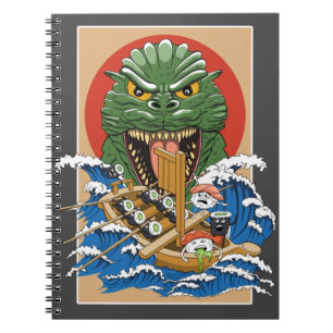 Japanse monster Sushi Lover Notitieboek