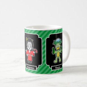 Japanse monsters: Hitotsume-kozo, Jorogumo, Kappa Koffiemok