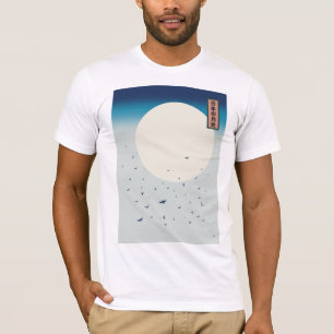 Japanse moonlichte zwaluw t-shirt