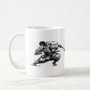 Japanse Mug Samurai Oost-Indische inkt Koffiemok