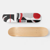 Japanse nacht skateboard (Horizontaal)