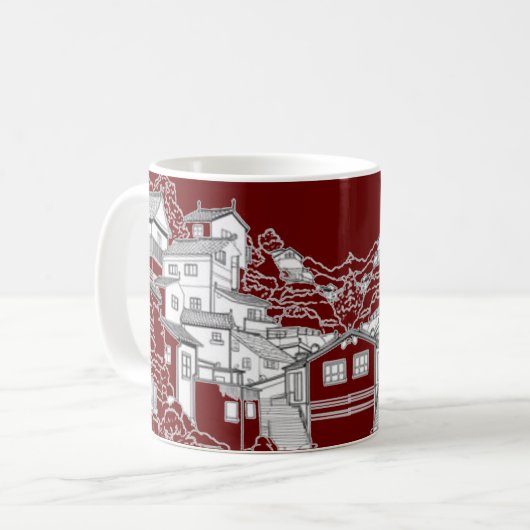 Japanse natuurkop koffiemok (Voorkant links)