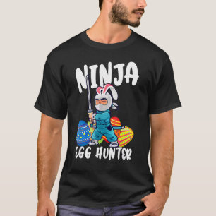 Japanse Ninja Egg Hunter Kinder Boys Girls Happy E T-shirt