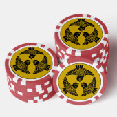 Japanse Noble Three Sparrow Crest Poker Chips (Opstapeling)