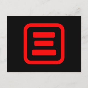 Japanse nummer drie 三 【 San 】 Kanji Briefkaart